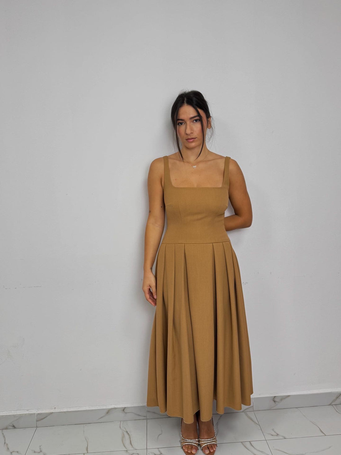Camelia Wool Midi